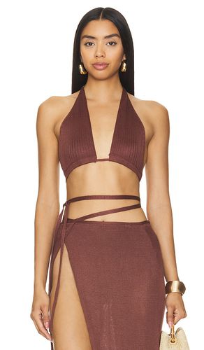 Top bralette zula en color marrón talla L en - Brown. Talla L (también en M, S) - Flook The Label - Modalova