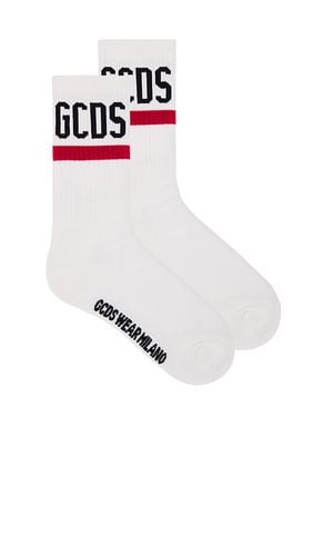 GCDS Logo Socks in Red. Taglia 2 - GCDS - Modalova