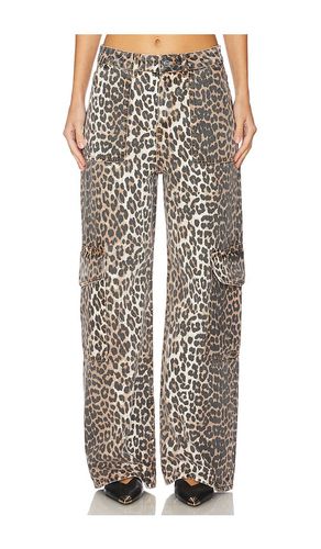 Print Denim Angi in . Size 29 - Ganni - Modalova