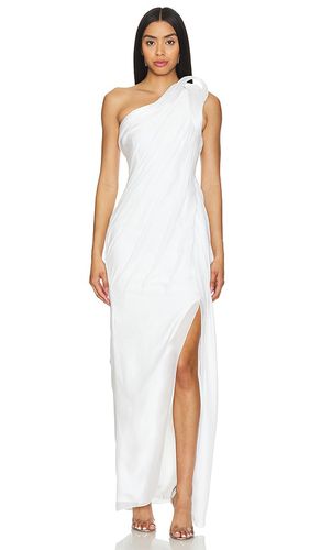 Vestido drapeado toga en color talla 10 en - White. Talla 10 (también en 4, 6, 8) - Gaurav Gupta - Modalova