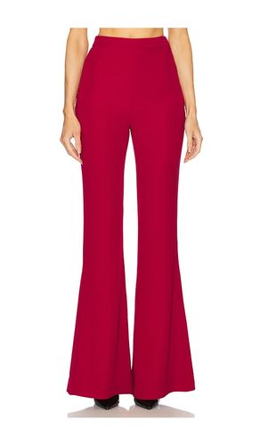 Pantalón clásico acampanado en color rojo talla 0 en - Red. Talla 0 (también en 2, 4, 6, 8) - Gaurav Gupta - Modalova