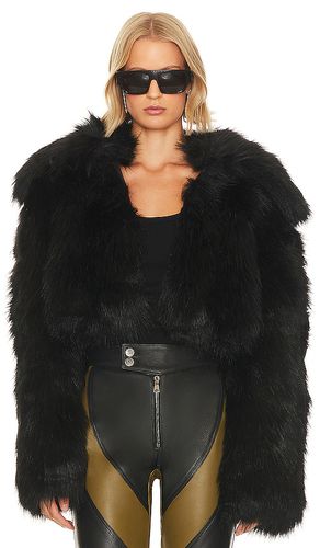 Big Collar Faux Fur Coat in - GIUSEPPE DI MORABITO - Modalova