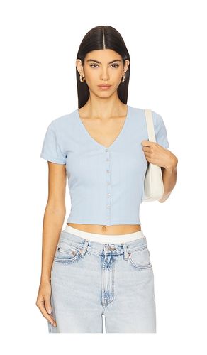 Pointelle Short Sleeve Cardigan in . Size L. Also in XL, XS - Goldie - Modalova