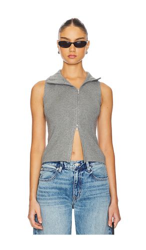 Double Zip Vest in . Size M, S, XS - Geel - Modalova