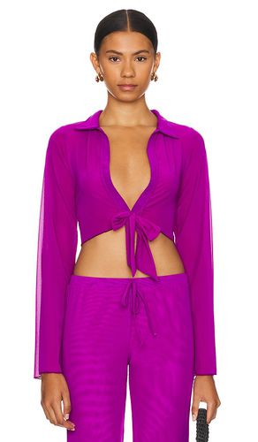 Camisa the crop en color morado talla L en - Purple. Talla L (también en M, S, XS) - Gonza - Modalova