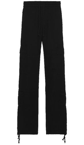 Elastic cargo pant in color black size L in - Black. Size L (also in M, S) - Guess Originals - Modalova