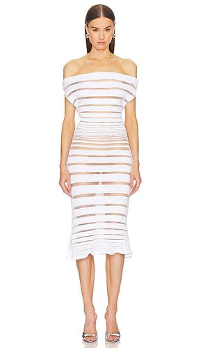 Vestido nude stripe en color talla M en - White. Talla M (también en S) - George Trochopoulos - Modalova