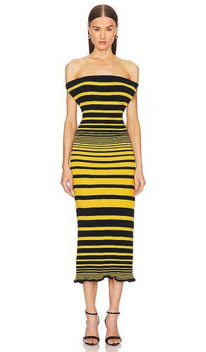 Vestido midi caterpillar en color amarillo talla L en & - Yellow. Talla L (también en M, S, XS) - George Trochopoulos - Modalova