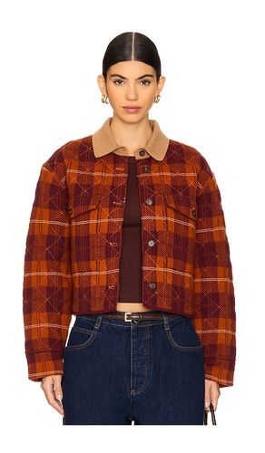 Tartan Cropped Cashmere Jacket in . Size S - Guest In Residence - Modalova