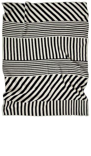 Poncho mixed up stripes en color talla all en - Black. Talla all - Happy Habitat - Modalova