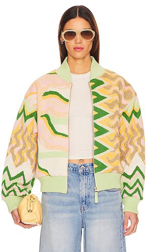 Cotton Jacquard Bomber Jacket in . Taglia M - Hayley Menzies - Modalova