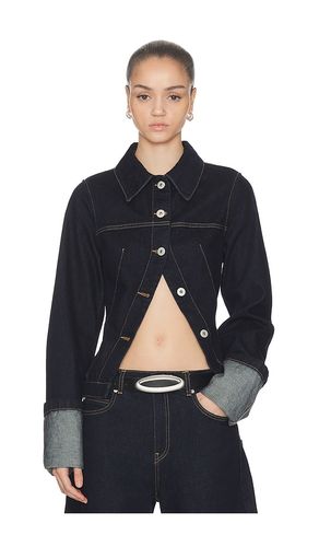 Cinch Back Trucker Jacket in . Size XS. Also in XXS, M - HAELO - Modalova