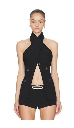 Wrap Lapel Halter Top in . Size S. Also in XXS, XS, M, XL - HAELO - Modalova