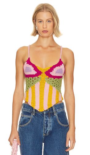 Calypso Knit Corset Top in . Taglia M - Hope Macaulay - Modalova