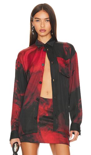 Smoke Print Silk Shirt in . Taglia M - Hardware LDN - Modalova