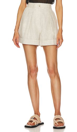 Linen rolled short en color neutral talla L en - Neutral. Talla L (también en M, S, XL) - Helsa - Modalova