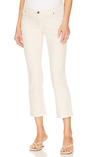 Straight leg maternity jean en color crema talla 24 en - Cream. Talla 24 (también en 25, 28, 29, 30, 31, 32) - HATCH - Modalova