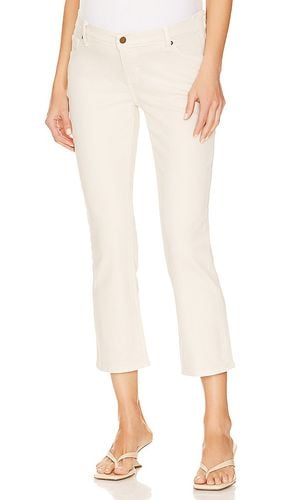 Straight leg maternity jean en color crema talla 24 en - Cream. Talla 24 (también en 29, 31, 32) - HATCH - Modalova