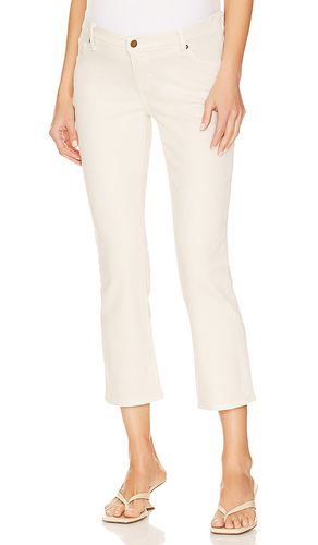 Straight leg maternity jean en color crema talla 24 en - Cream. Talla 24 (también en 30, 32) - HATCH - Modalova