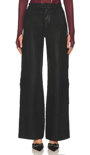 Vaquero de pernera ancha y cintura alta welt pocket cargo en color negro talla 23 en - Black. Talla 23 ( - Hudson Jeans - Modalova