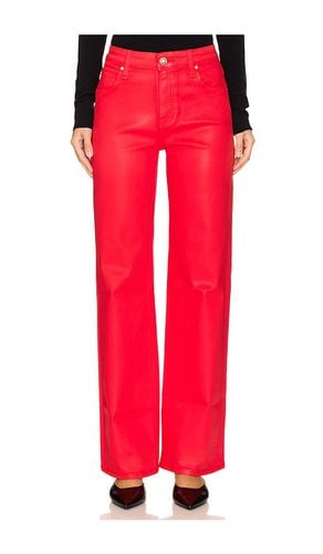 Pierna ancha tiro alto rosie en color rojo talla 25 en - Red. Talla 25 (también en 26, 27, 28, 29, 30, 31 - Hudson Jeans - Modalova