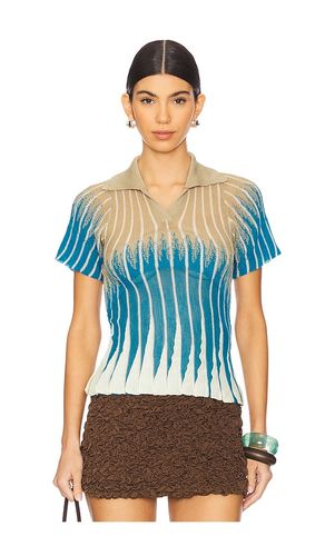 Gradflare Polo Top in ,. Size L. Also in M, S, XL, XS - ISA BOULDER - Modalova