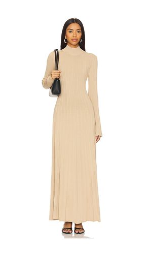 Vestido plisado kourtney en color beige talla L en - Beige. Talla L (también en M, S, XL) - Ivy Oak - Modalova