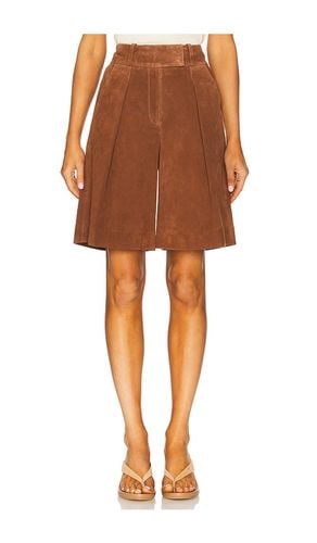 Lea Suede Leather Bermuda Shorts in . Size 34, 36, 40 - Ivy Oak - Modalova