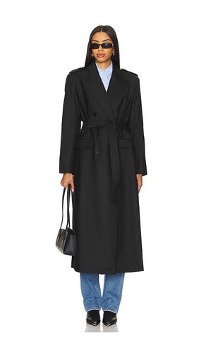 Colette oversized trench coat en color talla L en - Black. Talla L (también en M, S, XL) - Ivy Oak - Modalova