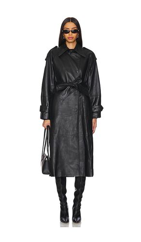 Lilith Leather Trench Coat in . Size 36, 38, 40 - Ivy Oak - Modalova