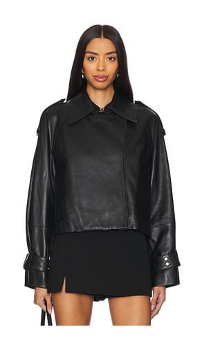 Lilith Ann Leather Cropped Jacket in . Taglia 34, 36, 38, 40 - Ivy Oak - Modalova