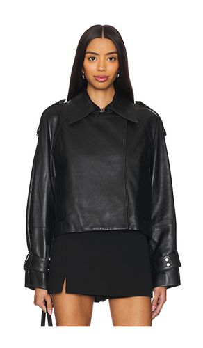 Lilith Ann Leather Cropped Jacket in . Taglia 36, 38, 40, 42 - Ivy Oak - Modalova