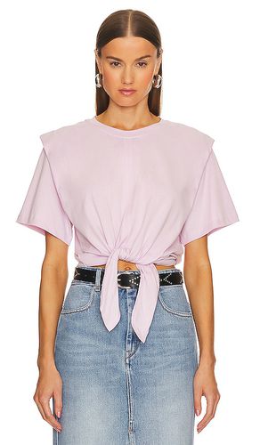 Camiseta tirantes atada al frente zelikia en color rosado talla L en - Pink. Talla L (también en XS) - Isabel Marant - Modalova