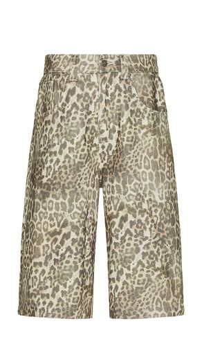 Leopard jorts en color talla 28 en - Brown. Talla 28 (también en 30, 32, 34, 36) - Jaded London - Modalova