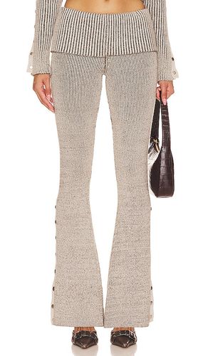 Pantalón con trabillas plated popper en color talla L en - Grey. Talla L (también en M, S, XS) - Jaded London - Modalova
