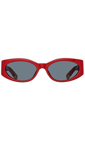 JACQUEMUS Oval Sunglasses in Red - JACQUEMUS - Modalova