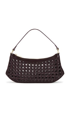 Bolso de hombro tejido lily en color marrón talla all en - Brown. Talla all - JW PEI - Modalova