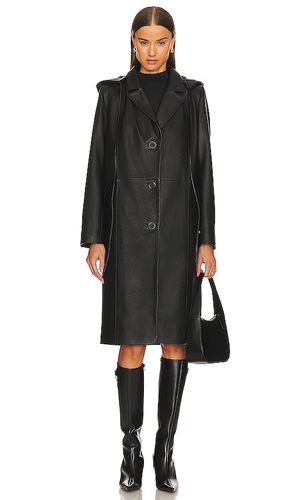 Abrigo cuero en color talla L/XL en - Black. Talla L/XL (también en M/L) - KULAKOVSKY - Modalova