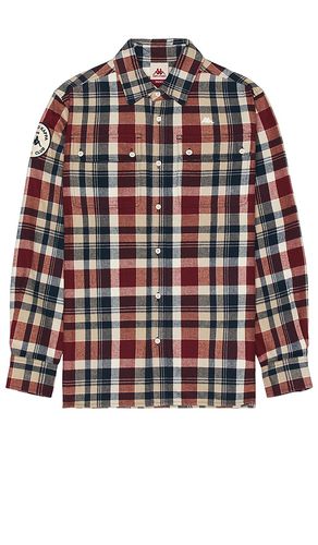 X Robe Giovani Terracotte Flannel Shirt in . Size S - Kappa - Modalova