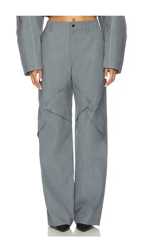 Draped Specialty Denim Trouser in . Size 2. Also in 6 - Kate Barton - Modalova