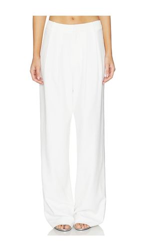 Wool Cotton Pleat Trouser in . Size 2. Also in 4, 6, 10 - Kate Barton - Modalova