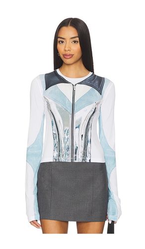 Illusion Print Long Sleeve Top in . Taglia 0. Also in 6 - Kate Barton - Modalova