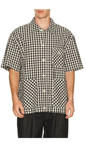 Gingham Check Linen Shirt in - KAPPY DESIGN - Modalova
