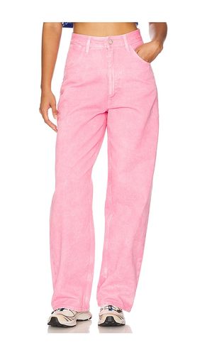 Pantalón de pierna ancha teñido elio en color rosado talla 26 en - Pink. Talla 26 (también en 27, 29) - Khrisjoy - Modalova