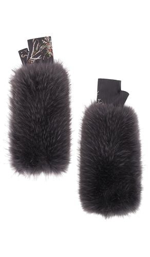 Faux fur gloves en color talla all en - Grey. Talla all - Kim Shui - Modalova