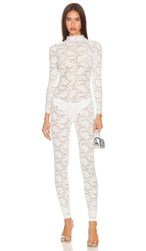 Lace jumpsuit en color talla M en - White. Talla M (también en L) - Kim Shui - Modalova