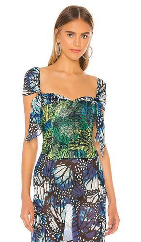 Blusa butterfly en color azul talla M en - Blue. Talla M (también en XS) - Kim Shui - Modalova