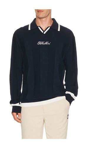 V Tipped Varsity Knit Pullover Polo in . Taglia M. Also in XL/1X, XXL/2X - Khalhon - Modalova