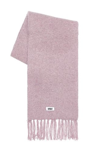 Wool speckle scarf in color purple size all - KROST - Modalova