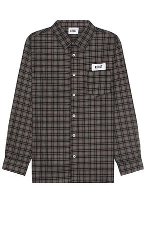 Flannel Button Up Shirt in . Taglia M, S - KROST - Modalova